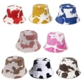 thumbnail image 4 of Sombreros de invierno de piel sintética para mujer, sombrero de pescador panamá para hombre, 4 of 5