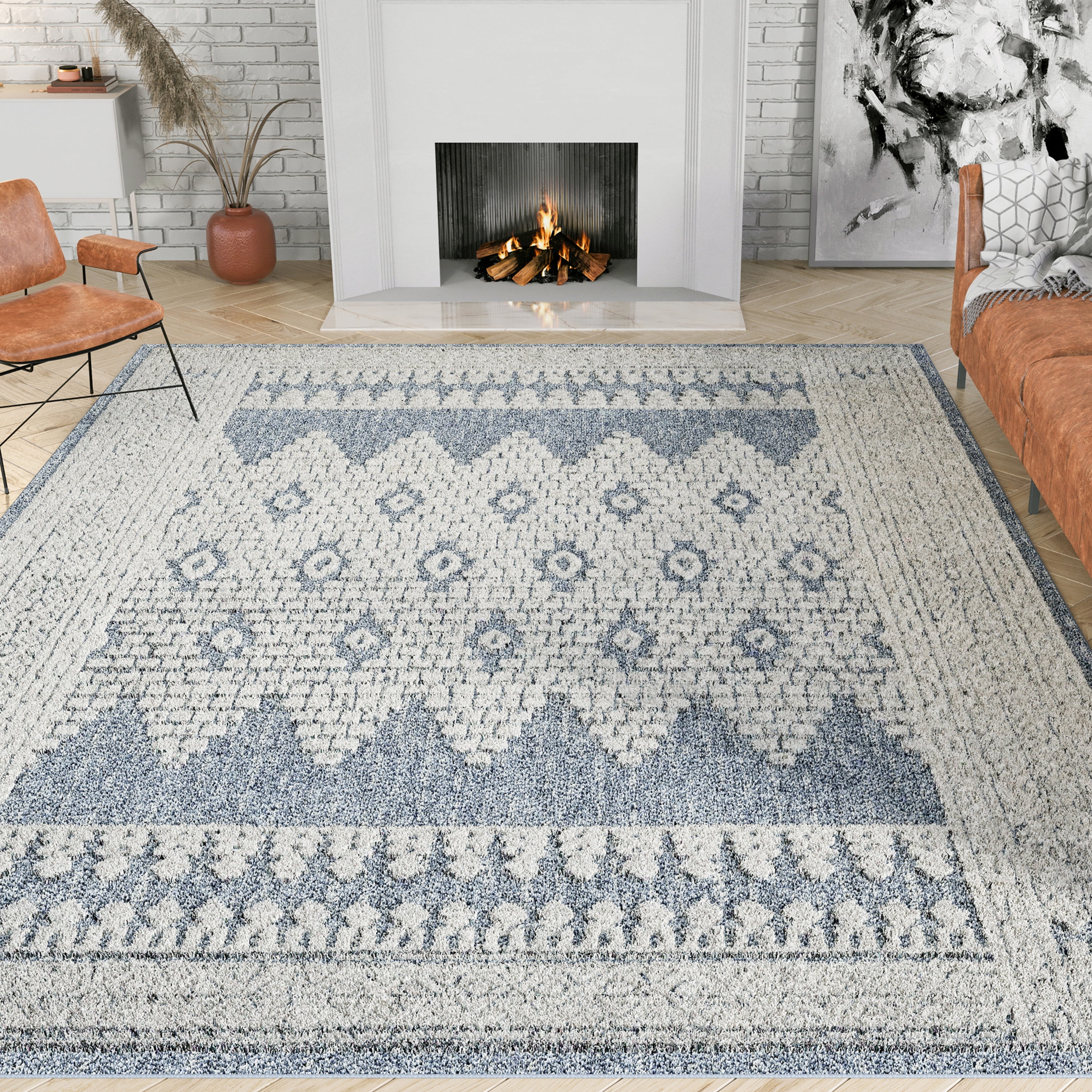 Bliss Rugs Moroccan Area Rug, 7' x 5'