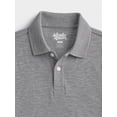 thumbnail image 3 of Wonder Nation Boys School Uniform Short Sleeve Pique Polo Shirt, 2-Pack, Size 4-18 & Husky, 3 of 4