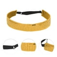 thumbnail image 3 of Unique Bargains Adjustable Sequins Headbands 1 Pc Gold Tone, 3 of 6