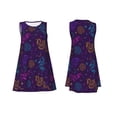 thumbnail image 7 of Lsque Colorful Snake Pattern Summer Dresses for Women – Sleeveless T-Shirt Swing Sundress, Perfect for the Beach and Casual Days, 7 of 7