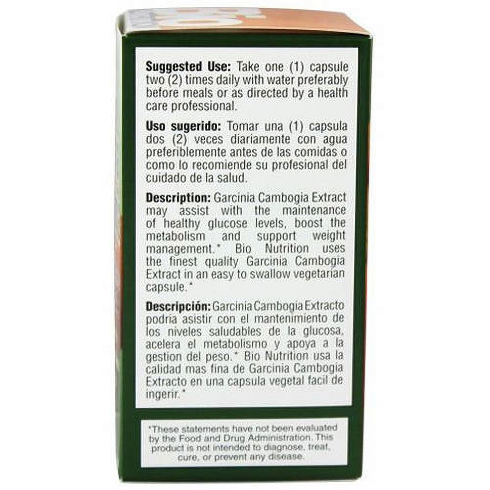 Bio Nutrition Garcinia Cambogia, 60 VC (Pack of 1)