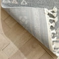 thumbnail image 5 of Well Woven Serenity Capa Southwestern Solid & Striped Grey 2'3" x 7'3" Runner Area Rug, 5 of 8