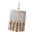 thumbnail image 4 of Pantalla de lámpara tejida a mano de macramé para lámpara de techo, estilo boho moderno, decorativa, colgante, para dormitorio, sala de estar o, 4 of 9