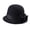 Black, variant on Wool Dome Caps Vintage Flower Fedoras Carnivals Party Props Accessories