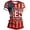 Red, variant on On-Friday We Wear Red R.E.D Friday Remember Everyone Deployed Women's US Flag T-Shirt Black Small Classic Fit Short Sleeve