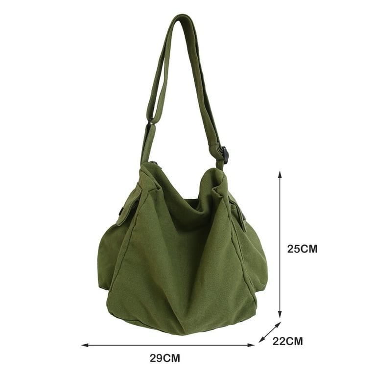 ibalulu Canvas Messenger Bag Large Hobo Crossbody Bag with Multiple Pockets Shoulder Bag for Women and Men …, Black, Black ibalulu Canvas Messenger Bag Large Hobo Crossbody Bag with Multiple Pockets Shoulder Bag for Women and Men …, Black, Black