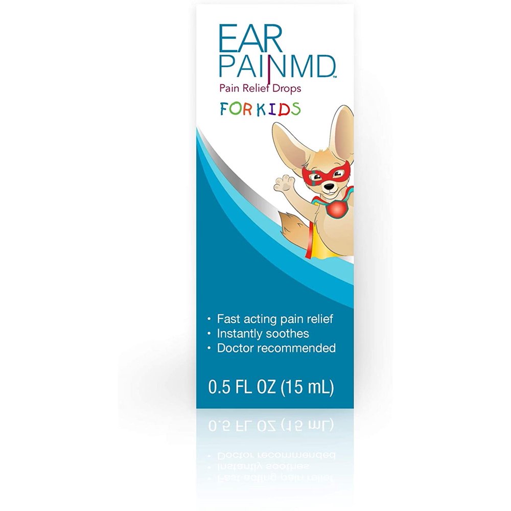 Ear Pain MD, Ear Pain Relief Drops, Earache Drops, Fast Pain Relief For