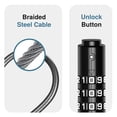 thumbnail image 6 of Puroma 2 Pack TSA Locks for Luggage, Luggage Locks Resettable Combination Zinc Alloy for Suitcase, Backpack, Laptop Bags, 6 of 7