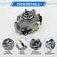 thumbnail image 4 of Bomba de vacío de freno Unique Bargains No.9804021880 Bomba de vacío del motor para Peugeot 206 Aleación de aluminio Tono plateado 1 pieza, 4 of 7