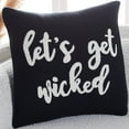 thumbnail image 5 of SAFAVIEH Wicked Pillow Black, 5 of 6