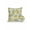 Green, variant on 1 Pack Outdoor Pillows Waterproof, Summer Lemon Indoor/Outdoor Throw Pillows with Inserts, Tropical Botanical Leaves Yellow Plaid Decorative Pillow for Patio Furniture Chairs Couch