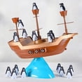 thumbnail image 3 of Pirate Ship Balance Game | Penguin Boat Stacking Game, Innovative Balance Children Toy Pirate Boat Toy Table Game For Kids, 3 of 5