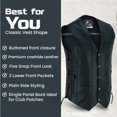 thumbnail image 3 of Lesa Collection Men’s Classic Sleeveless Windbreaker Vest – 10 Pockets, 3 of 5