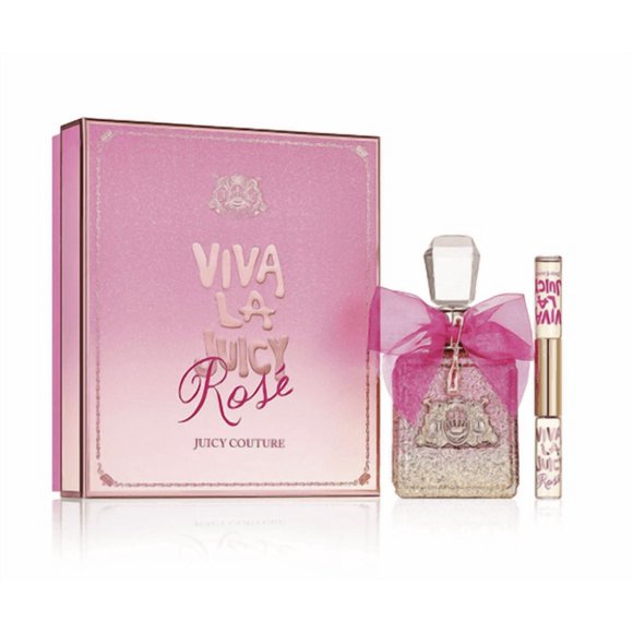 Viva la Juicy Rose 100ml edp + 2 x 5ml Duo Roll-on Gift Set
