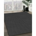 thumbnail image 3 of Ahgly Company Machine Washable Indoor Square Transitional Charcoal Black Area Rugs, 4' Square, 3 of 7