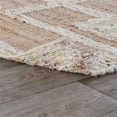 thumbnail image 3 of Pemberly Row 108 x 144" Abstract Geometric Wool Area Rug in Natural/Ivory, 3 of 4