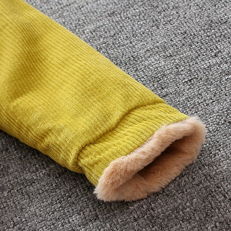 

dmqupv Toddler Boys Girls Long Sleeve Solid Color Winter Coat Jacket Thicken Windproof Warm Outwear toddler rain coat Coat Yellow 18-24 Months