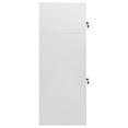thumbnail image 2 of vidaXL Saddle Cabinet Light Grey 53x53x140 cm Steel, 2 of 5