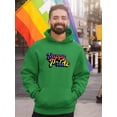 thumbnail image 2 of Happy Pride Bubblegum Banner Hoodie Men -Smartprints Designs, Male 3X-Large, 2 of 4