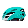 thumbnail image 3 of Casco de bicicleta para mujer y hombre, con visera desmontable y resistencia a los golpes, ajustable. Azul, 3 of 9