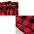 thumbnail image 6 of CQCYD Under $5 Buffalo Check Plaid Window Valances Farmhouse Design Window Treatment Decor Curtains Rod Pocket Valances for Kitchen/Living Room, 6 of 6