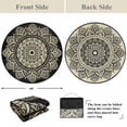 thumbnail image 4 of Aonewoe Round Outdoor Rugs 8ft Waterproof Patio Plastic Straw Rug Reversible Camping Carpet Indoor Outdoor Area Rug for Patio,Deck,Balcony,Picnic,Beach,Outside, 4 of 8