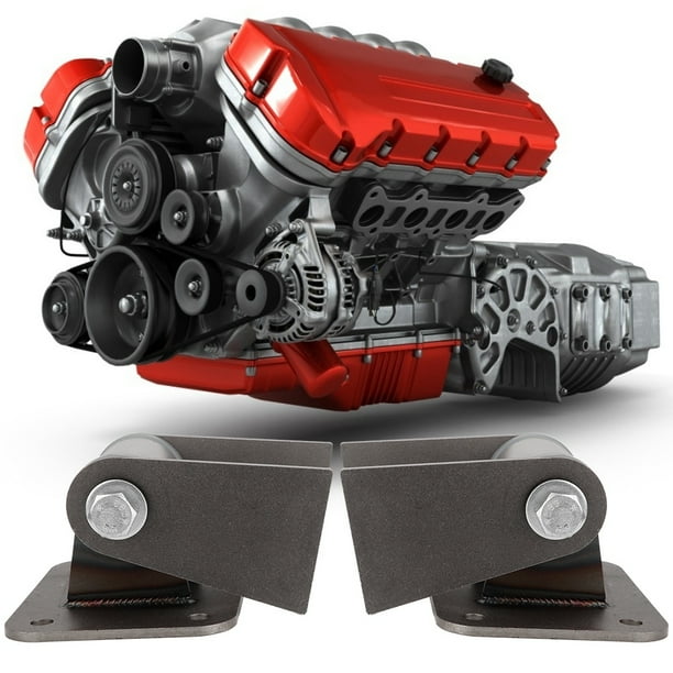 Brrnoo Motor Mount,LS Engine Motor Mount Conversion Swaps LS1 LS3 LS6 LS9, Car Engine Mounting