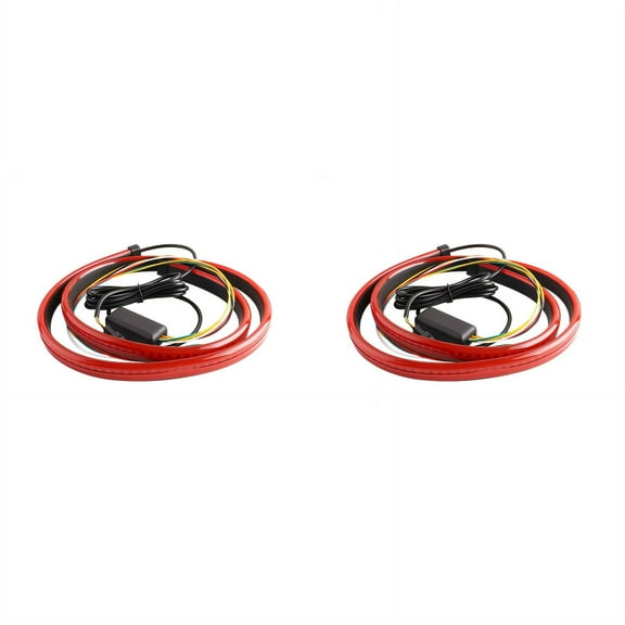 GJX 2 Pcs Rechargeable Headlamp,High-Intensity Lighting 3Rd Brake Light,Long-Lasting Battery Life Waterproof and Dustproof Headlights Bulbs,Shape8