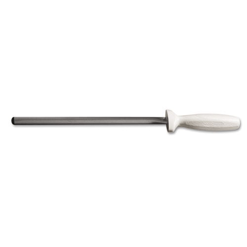 DEXTER SaniSafe Diamond Knife Sharpener Stainless Steel/Polypropylene White/Grey 12" 07633