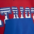 thumbnail image 4 of Men's Mitchell & Ness Red/Navy New England Patriots Big & Tall Big Face Pullover Hoodie, 4 of 4