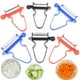 thumbnail image 1 of : 6PCS Magic Trio Peelers, Herramienta de corte de pelado multifuncional Cortador de frutas y verduras Ideal para cualquier cocina o bar: Kitchen & Comida Xemadio SNFLD1306, 1 of 8