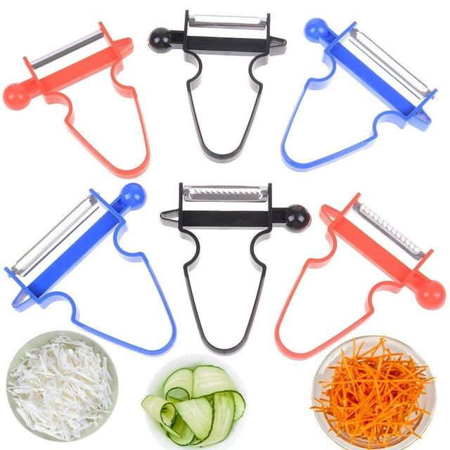 uds Magic Trio Peelers, herramienta multifuncional para pelar frutas y verduras, ideal para cualquier cocina o bar Ormromra SNFLD1306