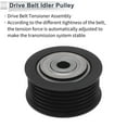 thumbnail image 6 of Unique Bargains Drive Belt Idler Pulley for Mitsubishi Outlander 2012-2020 Serpentine Tensioner Pulley Idler No.1345A065/1341A042 Steel Black 1 Pcs, 6 of 6