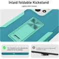 thumbnail image 6 of Samsung A53 5G, Galaxy A53 5G case, Military Grade Heavy Duty with HD Screen Protector Magnetic Ring Kickstand Car Mount Protection Armor Phone Case Cover for Samsung Galaxy A53 5G (SeaGreen_Mint), 6 of 14