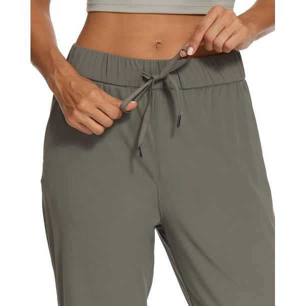 Women's Golf Travel Pants Lounge Sweatpants 7/8 Athletic Pants