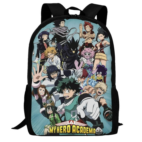 My Hero Academia Backpack,3d Print Laptop Backpack Lightweight Casual Daypack Bookbag Multi-Function Travel Backpack 16.5 In