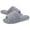 Grey, variant on Litfun Open Toe Slippers for Women Comfort Terry Cloth House Slippers Memory Foam Slide Slippers, Grey