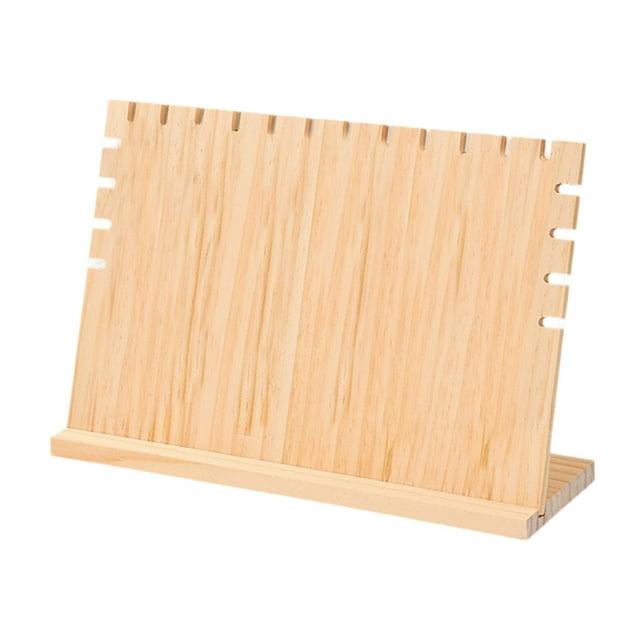 Expositor de joyas de madera, ahorra espacio y es compatible con tocadores. 395 cm x 95 cm x 24 cm