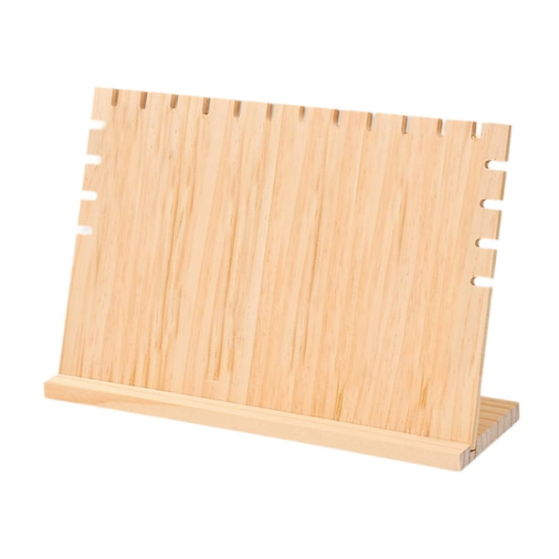 Expositor de joyas de madera, ahorra espacio y es compatible con tocadores. 395 cm x 95 cm x 24 cm