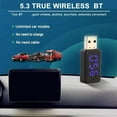 thumbnail image 3 of 5.3 Car Bluetooth mp3 Receiver Hands Free Calling Audio Adapter Car, 3 of 8