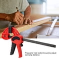 thumbnail image 1 of 4 Inch Woodworking Bench Vise Heavy Duty Screw Vise Fixing Clamp F Type Clamp Clip Workbench  Plating Leg Hardware Accessories, 1 of 8