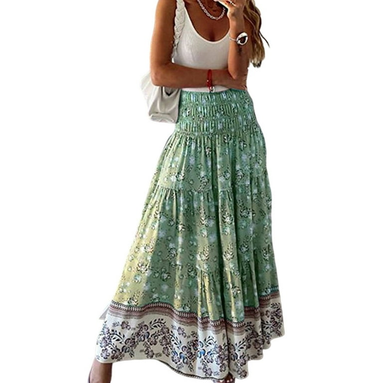 Floral print hotsell evening maxi skirt