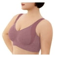 thumbnail image 2 of Daystry Womens Wireless Bras Full Coverage Comfortable Seamless Everyday Bras Soft Light Support Bras, 2 of 5