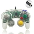 thumbnail image 1 of Controller Replacement for Gamecube Controller,Classic Wired Controller Compatible with Gamecube Console for Wii Nintendo Gamecube (Transparent), 1 of 7