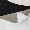 thumbnail image 5 of Erosebridal Modern Art Swirl Twin Quilt Set for Boys Girls, Abstract Curve Print Twin Coverlet Set, 2pcs, 5 of 7
