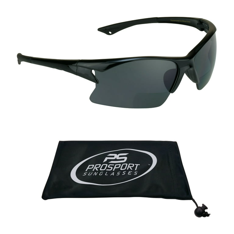 proSPORT Bifocal Sunglasses Readers Men Women For Cycling, Running, Fishing,  Golfing, Riding and Driving 
