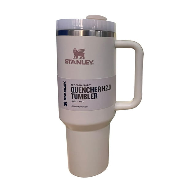 Stanley Vaso de Acero Inoxidable - Botella de Agua Aislada al Vacío para el Hogar y el Coche Vaso Reutilizable con Pajita Resistente a las Fugas Flip Frío durante 12 Horas o Helado durante 2 Días
