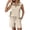 Beige, variant on JULMCOMO Two Piece Sets for Women Collared V Neck Summer Tank Tops Drawstring Wide Leg Casual Vacation Outfits Lounge Sets with Pockets Dark Blue S