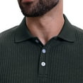 thumbnail image 7 of Fnooota Mens Polo Shirts Short Sleeve, Collared Pullover Work Casual Summer Shirts Dark Gray Size XL, 7 of 7